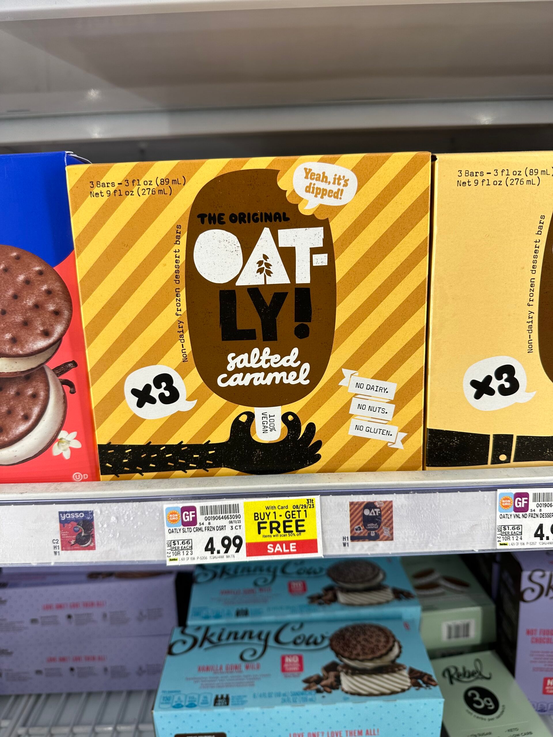 oatly bars kroger shelf image 1