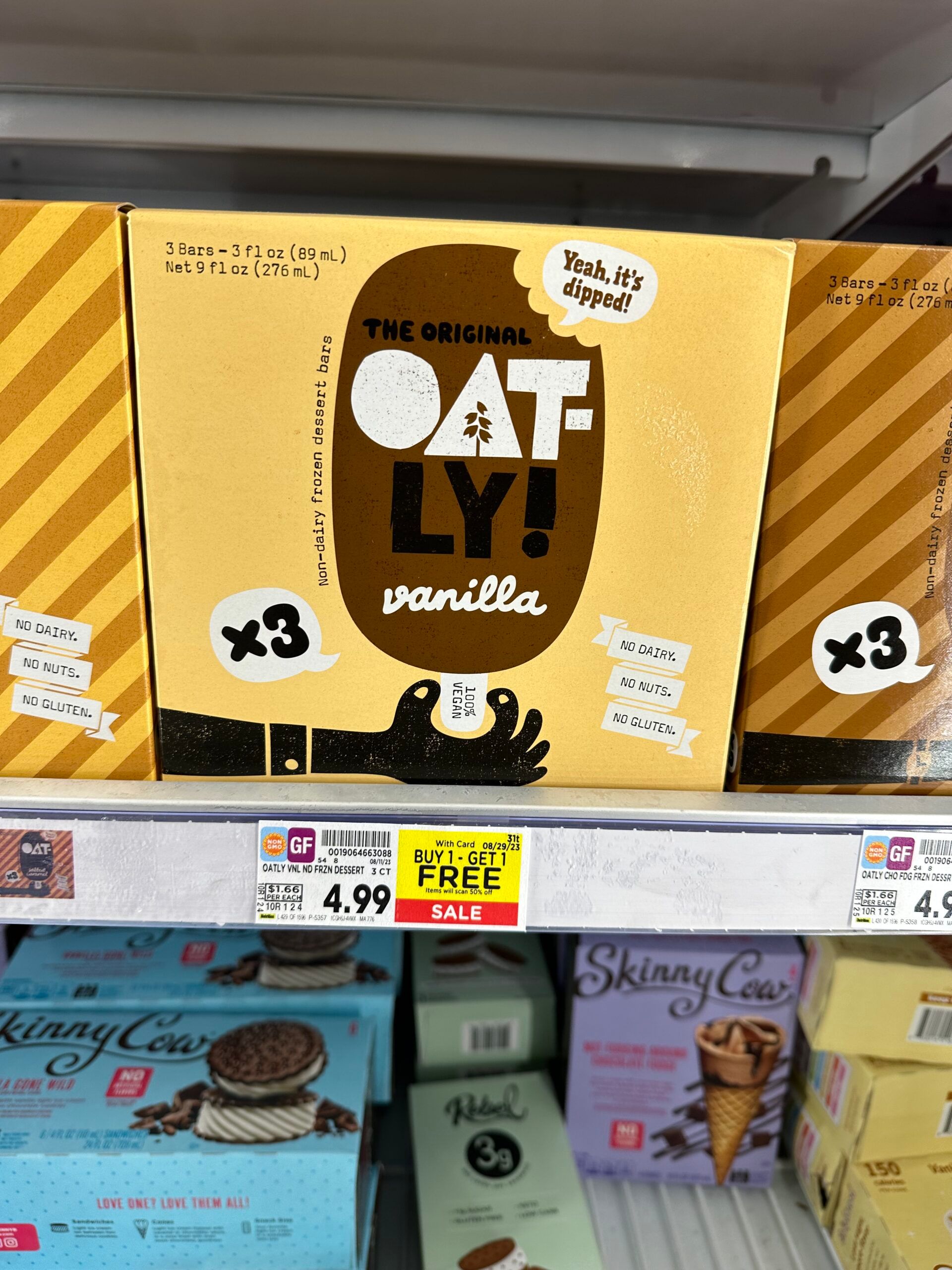 oatly bars kroger shelf image 2