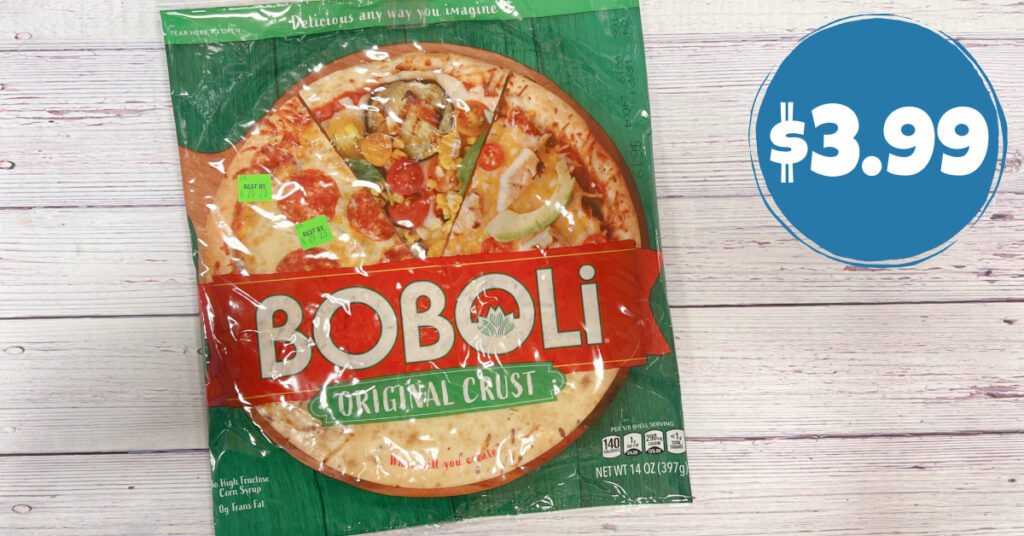Boboli Pizza Crust ONLY $3.99! - Kroger Krazy