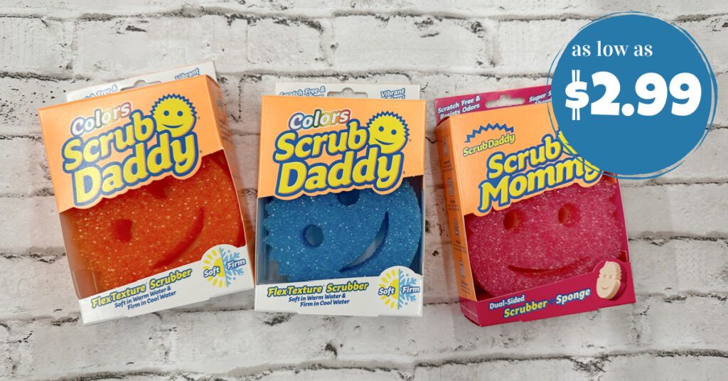 Scrub Daddy And Mommy Sponges As Low As 2 99 Kroger Krazy