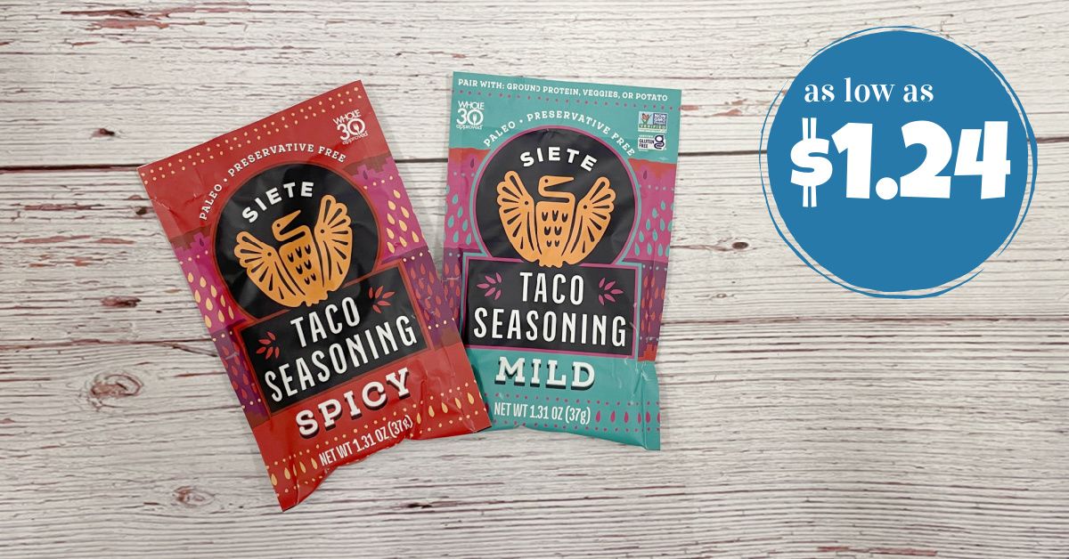 Siete Taco Seasoning As Low As 124 Kroger Krazy 3639