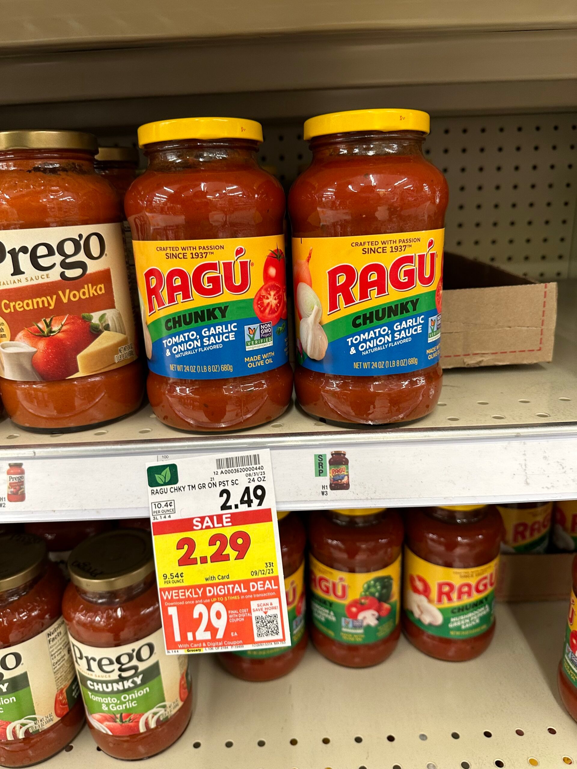 ragu kroger shelf image 2