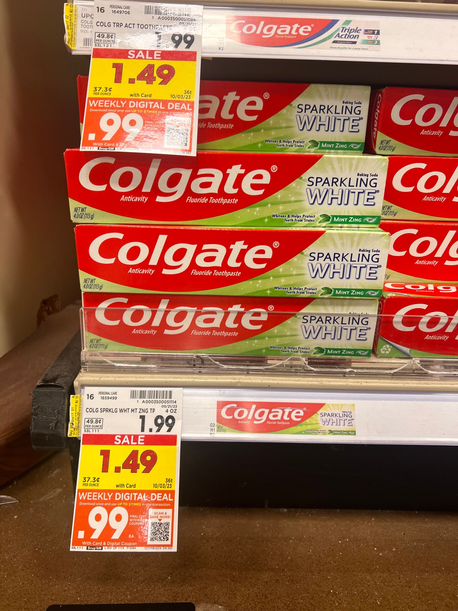 colgate kroger shelf image 6