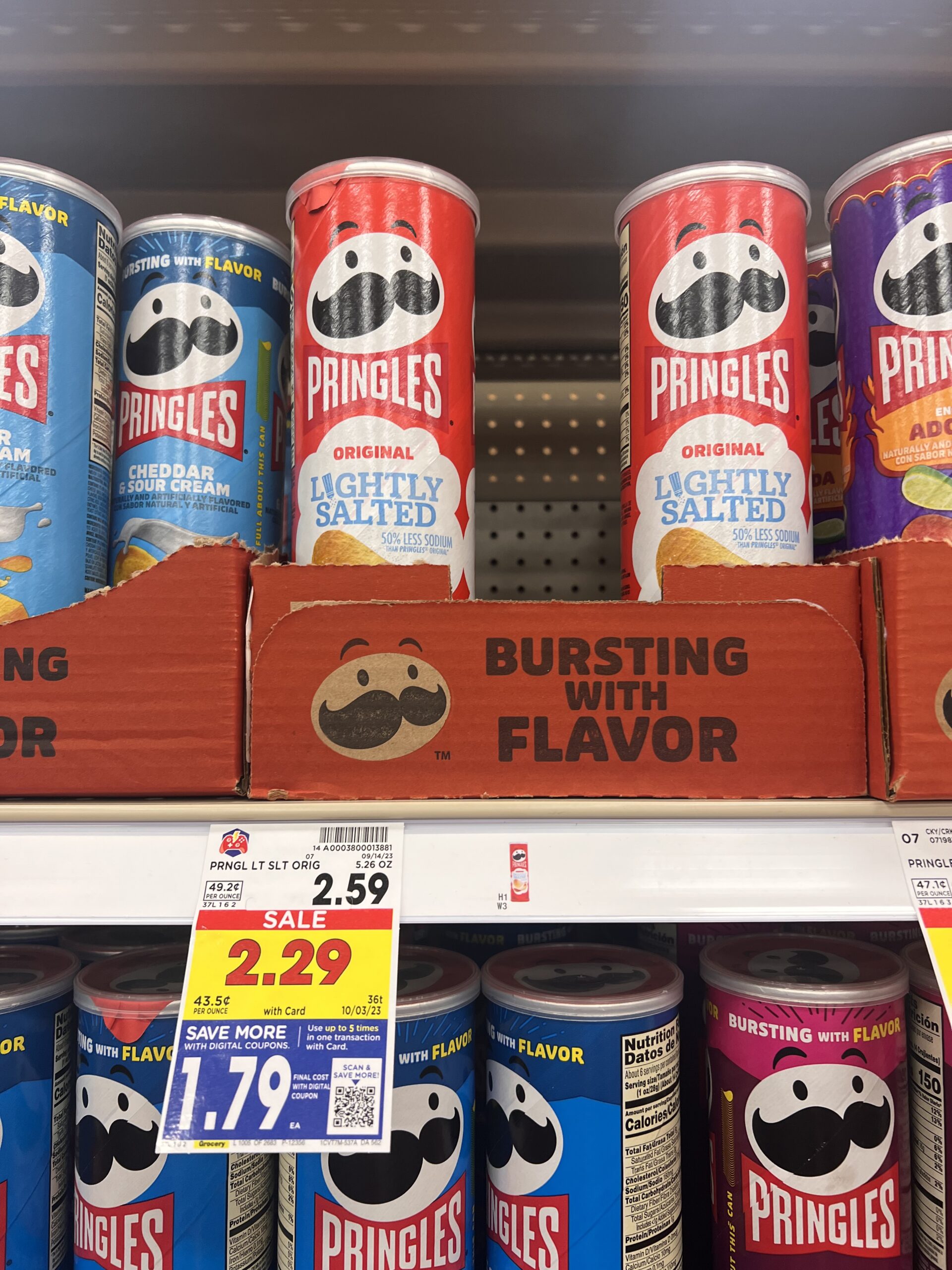 pringles kroger shelf image 9