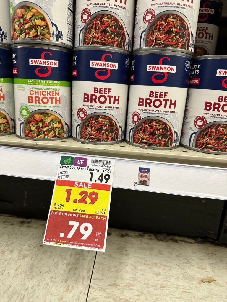 swanson broth kroger shelf image 1