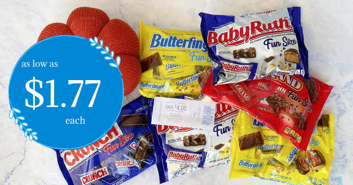 TODAY ONLY! Halloween Candy Catalina Butterfinger, Crunch, Baby Ruth