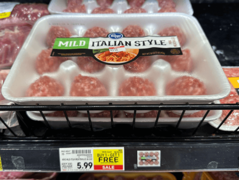 Kroger Italian Style Meatballs Buy One, Get One Free! - Kroger Krazy