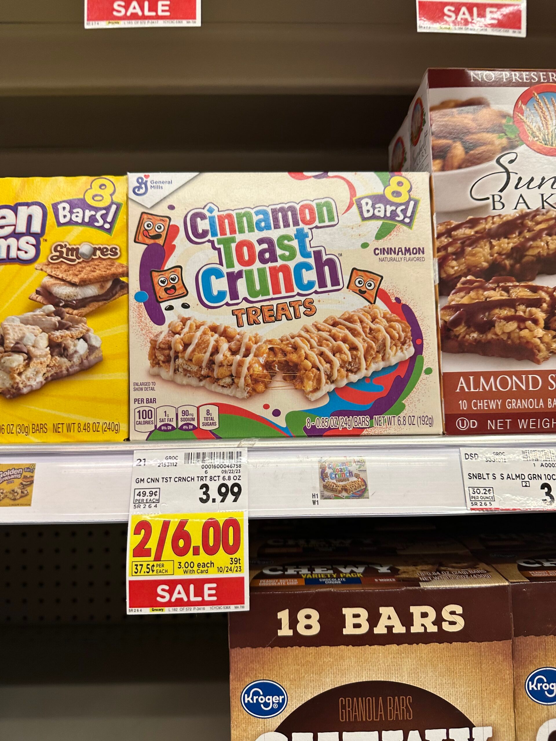 GM treat bars kroger shelf image 1