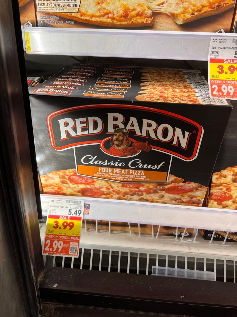 red baron pizza kroger shelf image 11