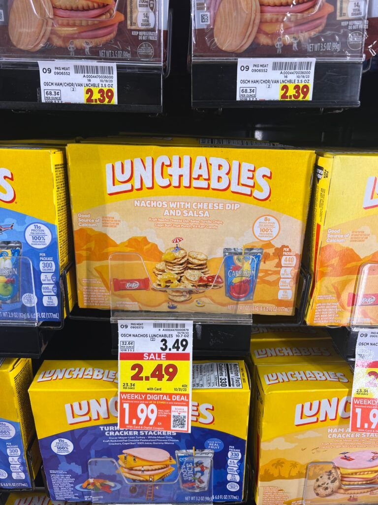 lunchables kroger shelf image 2