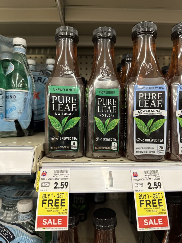 pure leaf tea kroger shelf image 5