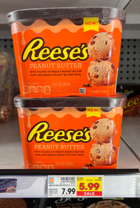 Reese's Ice Cream Kroger Shelf Image 1