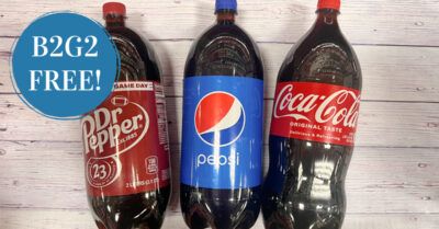 dr pepper, pepsi and coca cola 2 liter kroger krazy