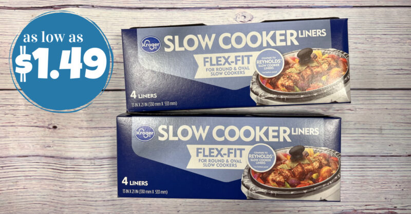 Kroger Slow Cooker Liners as low as $1.49! - Kroger Krazy