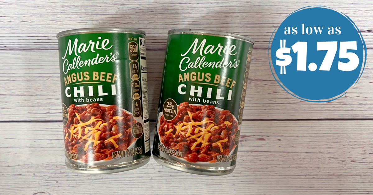 Wendy's Chili as low as $2.99! - Kroger Krazy