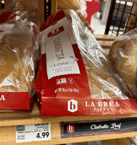 La Brea Bakery Bread Kroger Shelf Image