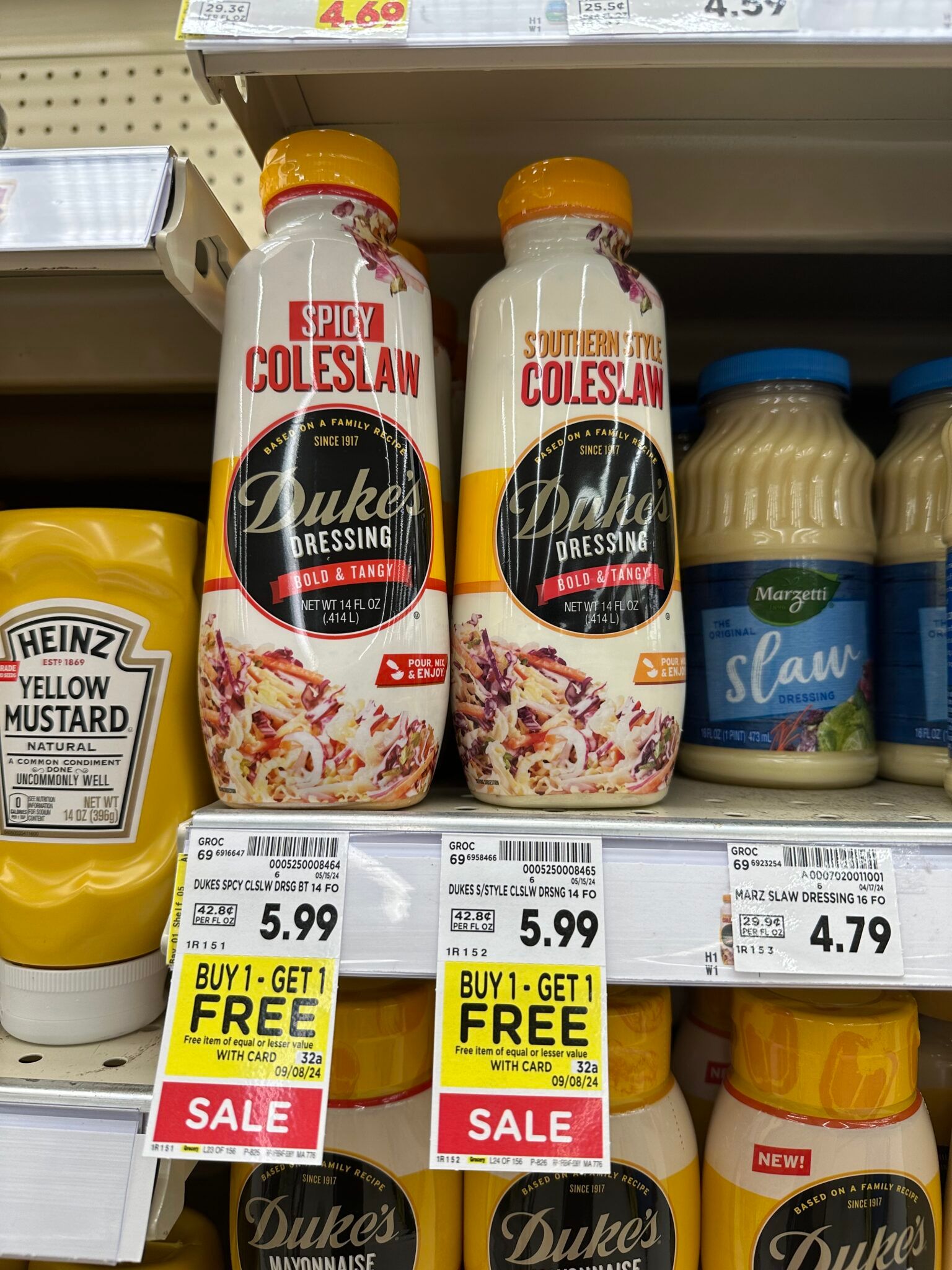 Duke's Flavored Mayonnaise and Coleslaw Sauces are B1G1 FREE at Kroger ...