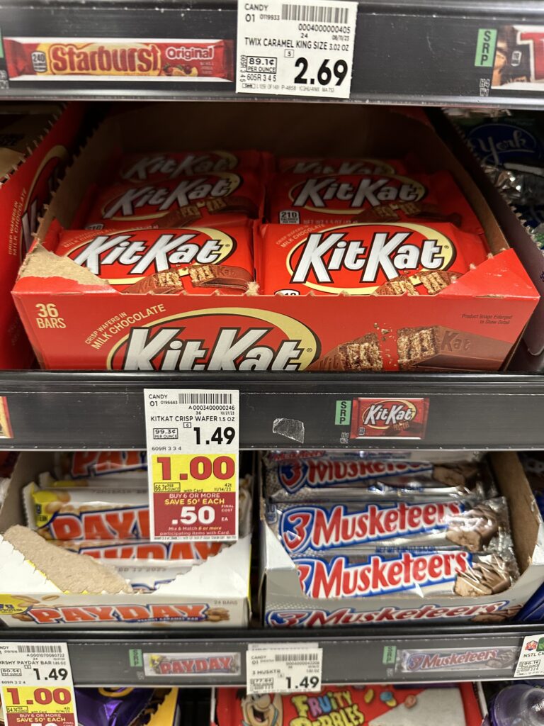 candy bar kroger shelf image 5