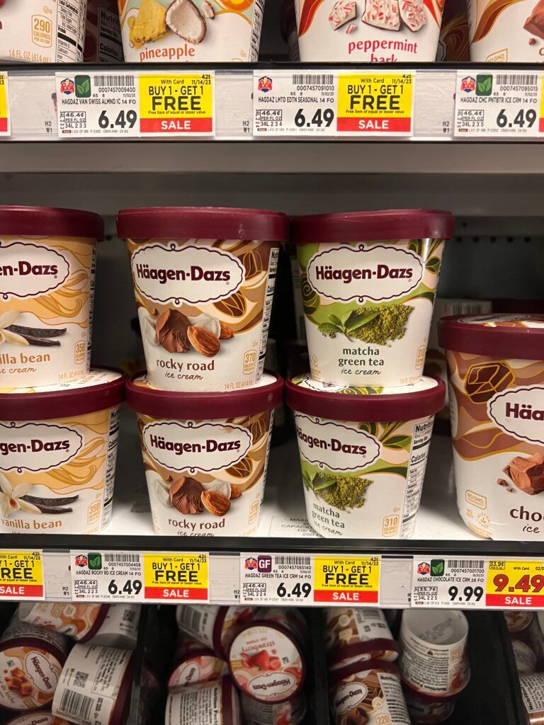 haagen dazs kroger shelf image 20