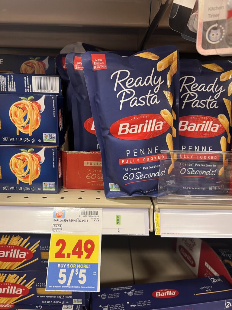 barilla pasta kroger shelf image