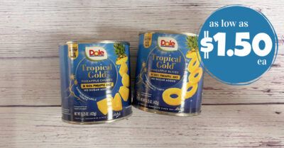 dole tropical gold pineapple kroger krazy