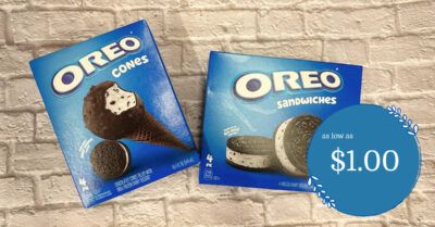 oreo ice cream cones and sandwiches kroger krazy