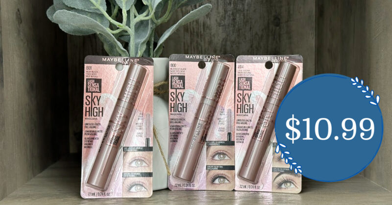 Reach New Heights - Glamour Sensational Krazy York at Lash Sky with Maybelline $10.99! Pay of High Kroger Kroger! New Mascara