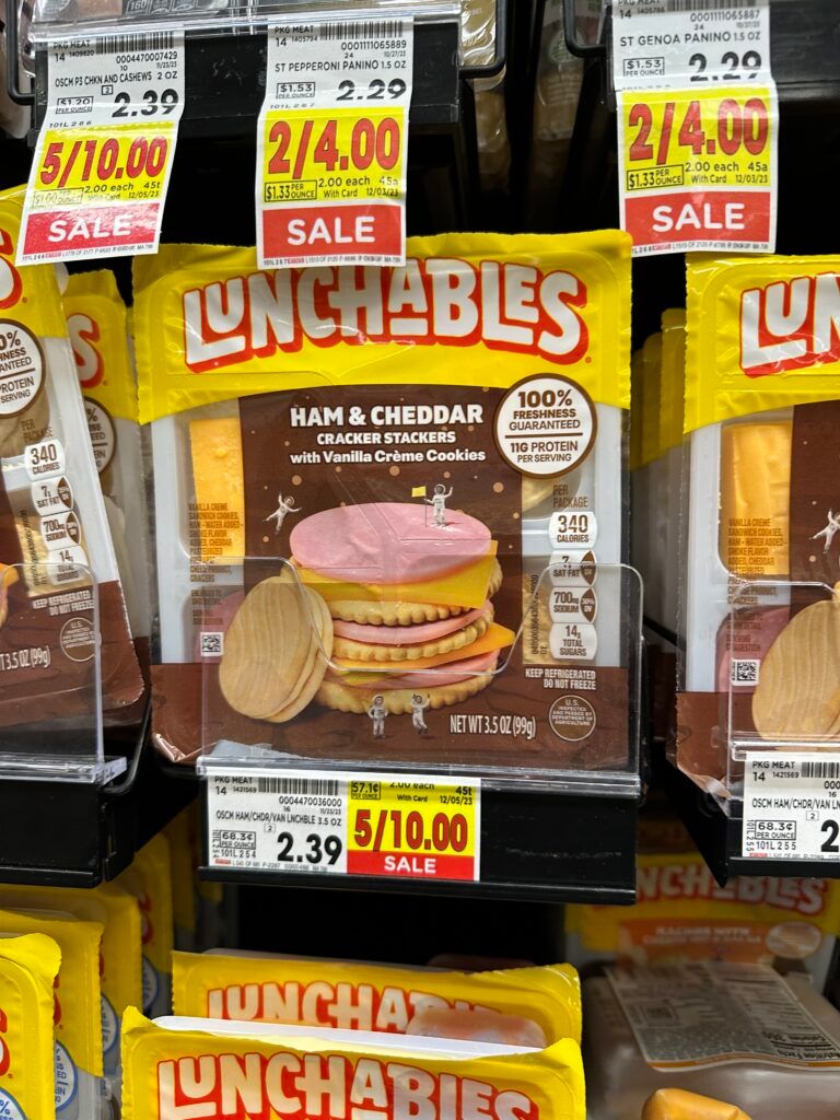 lunchables kroger shelf image