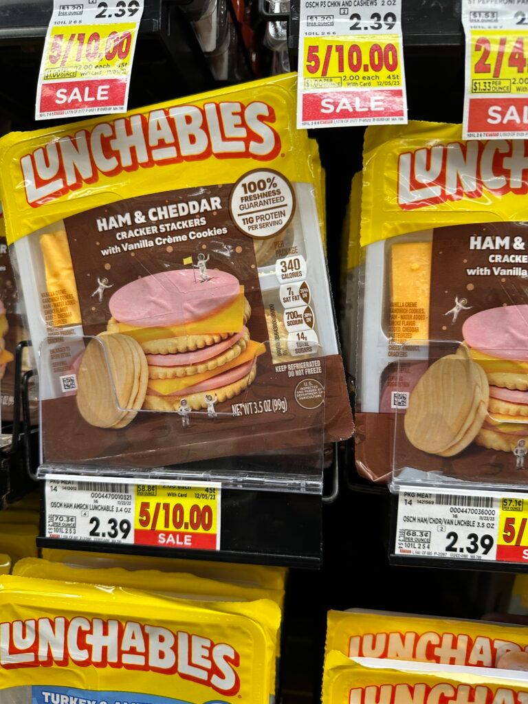 lunchables kroger shelf image