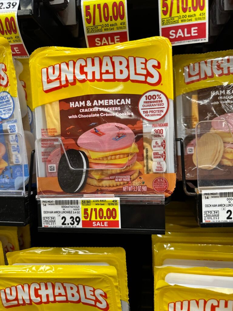 lunchables kroger shelf image