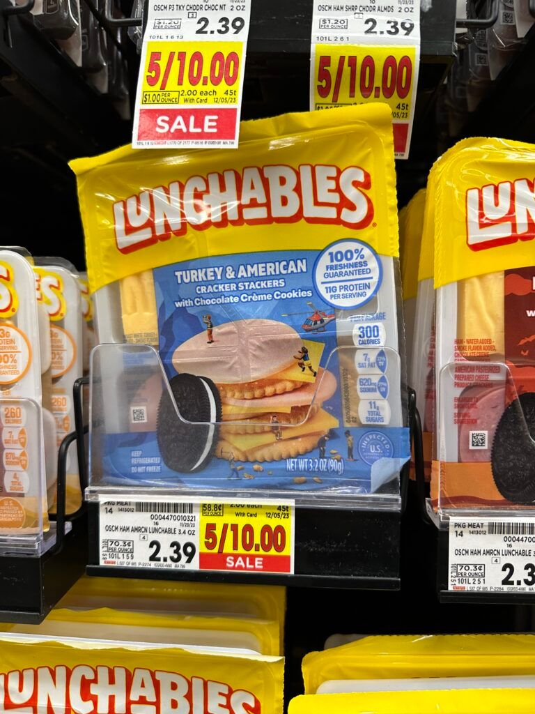 lunchables kroger shelf image