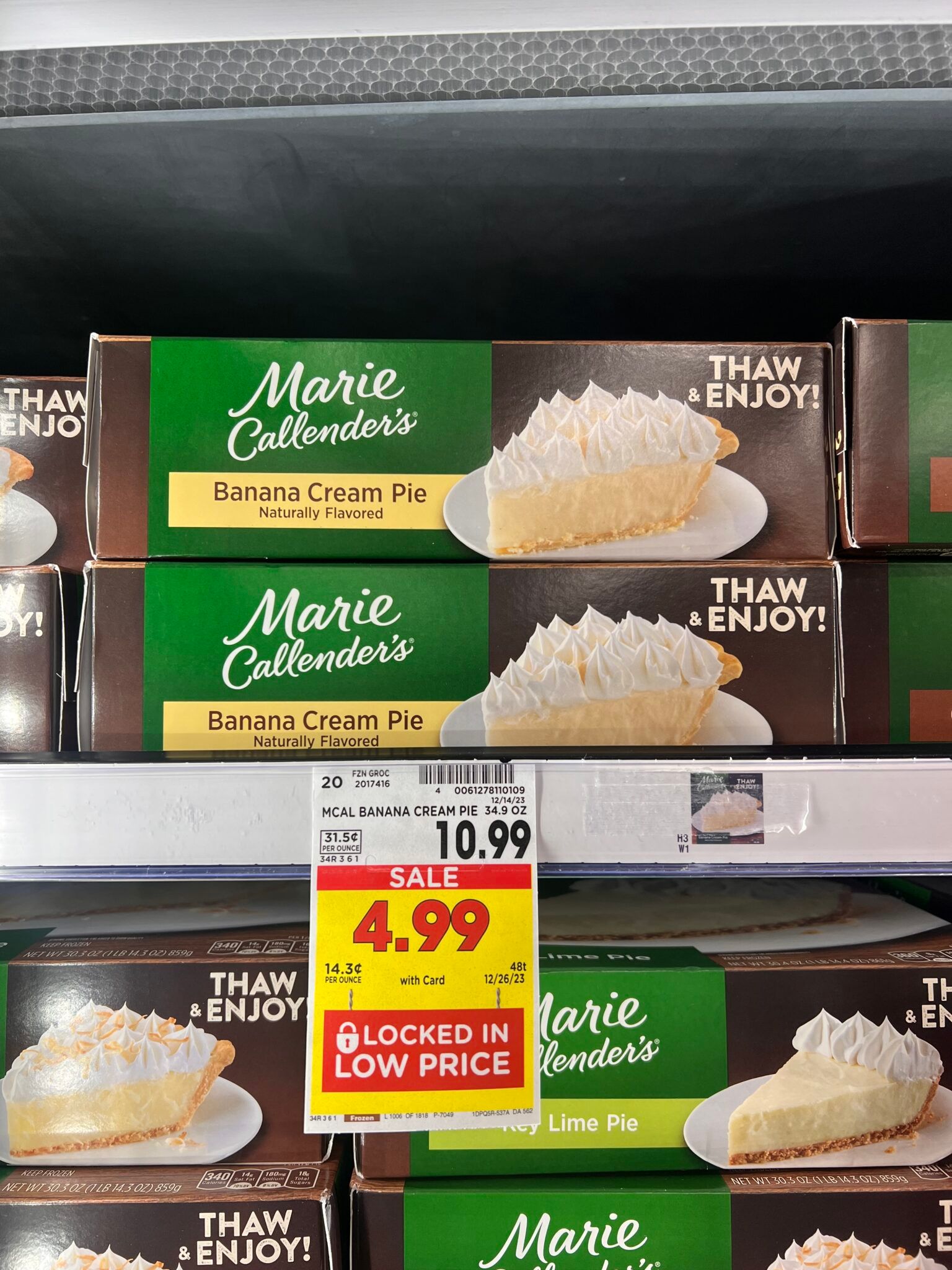 Marie Callender's Pie ONLY 4.99! Kroger Krazy