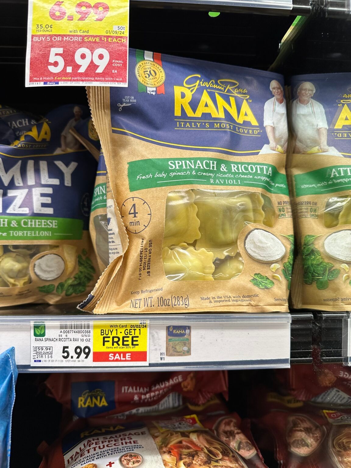 Rana Refrigerated Pasta And Sauce Are B1g1 Free At Kroger Kroger Krazy 5615