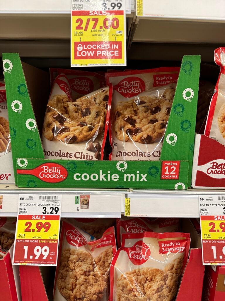 betty crocker cookie pouch kroger shelf image 