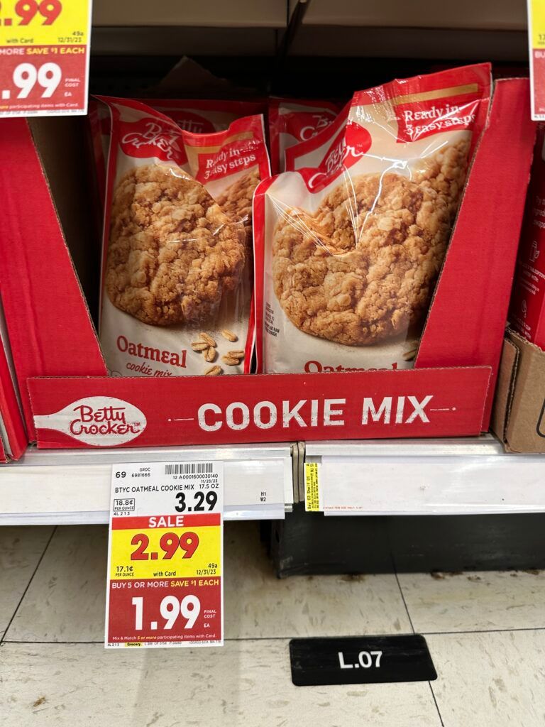 betty crocker cookie pouch kroger shelf image 