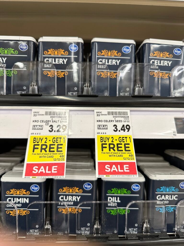 kroger spices kroger shelf image