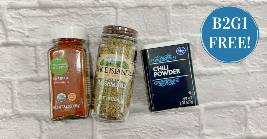 Select Spices At Kroger Are B2g1 Free! - Kroger Krazy