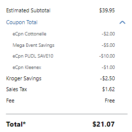 kroger pickup order receipt