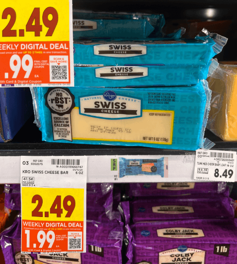 Kroger Cheese Shelf Image