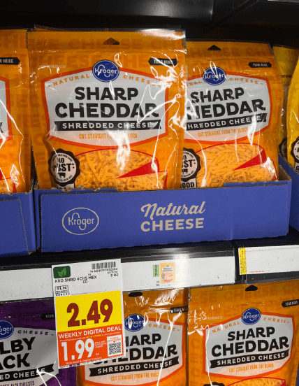 Kroger Cheese Shelf Image