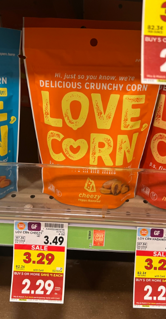 Love Corn Kroger Shelf Image