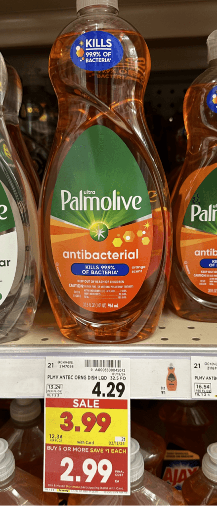 Palmolive Dish Liquid Kroger Shelf Image