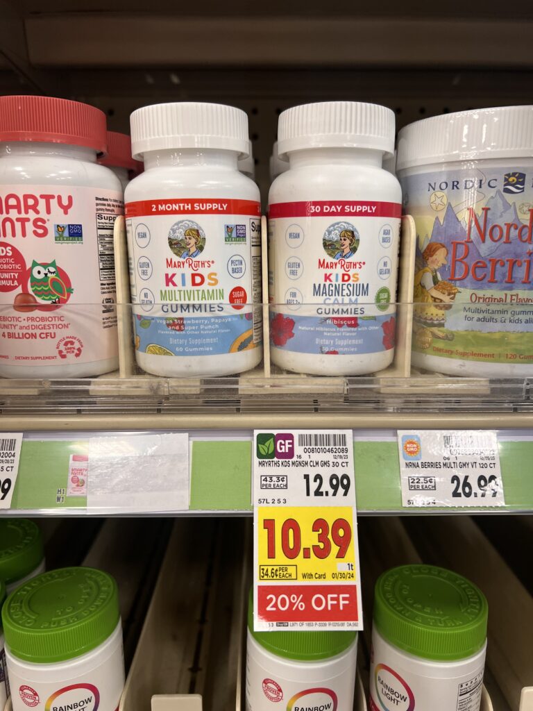 mary ruth's vitamins kroger shelf image