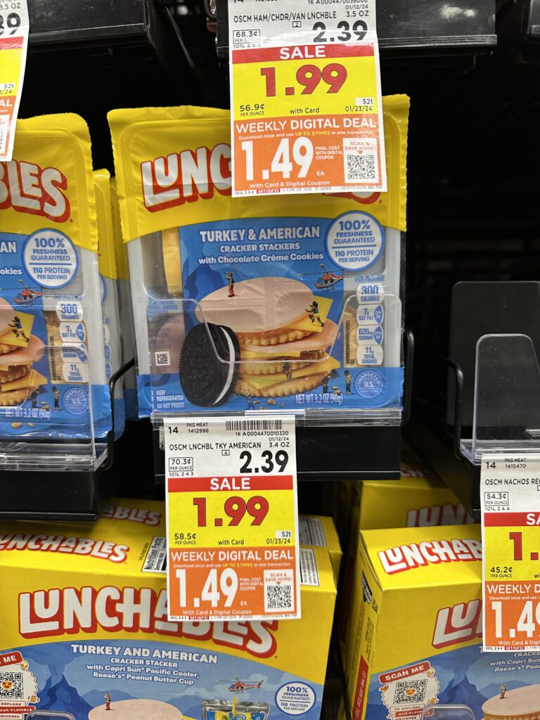 lunchables kroger shelf image 
