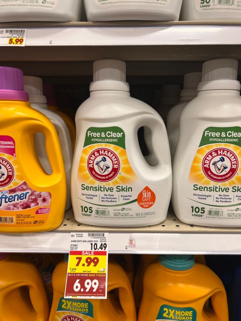 arm & hammer laundry kroger shelf image 