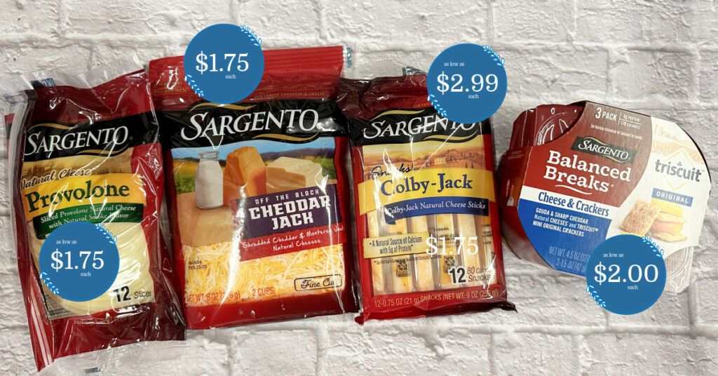 Sargento Cheese Shreds Sliced Blocks Balance Breaks And String