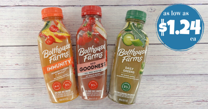 Bolthouse™ Farms Golden Goodness Fruit & Vegetable Juice Smoothie, 6 bottles  / 52 fl oz - Kroger