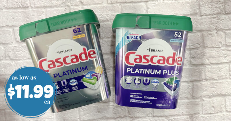 Cascade Dishwasher Detergent, Fresh Scent, ActionPacs 43 ea, Pods