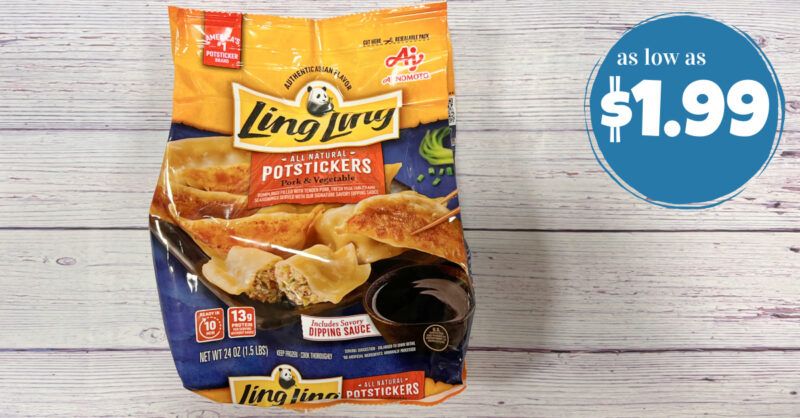 Ling Ling Potstickers As Low As 1 99 Kroger Krazy   Ling Ling Potstickers Kroger Krazy 800x418 