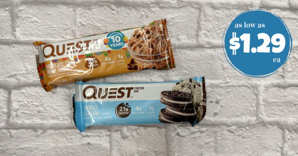 Quest Protein Bars As Low As Kroger Krazy